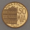 Goldmünze "50000 Lire" 1993 100 Jahre Bank von Italien (Italien)