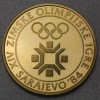 Goldmünze 5000 Dinar "Emblem" 1982 (PP) Olympische Winterspiele Sarajewo (Jugoslawien)
