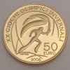 Goldmünze "50 Euro-2006 Olymp. Flamme" (Italien) 