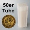 Goldmünze 50 x 20 Lire "Vittorio Emanuele II." Tube (Italien)