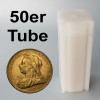 Goldmünze 50x 1 Sovereign (Victoria/Schleier),Tube 