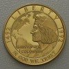 Goldmünze 5 Dollar "Christopher Columbus" 1992 PP (USA)