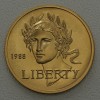 Goldmünze 5 Dollar "Olympia Seoul" 1988 (USA)