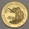 Goldmünze 5oz "Elefant" 2016 African Wildlife (Somalia)