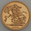 Goldmünze Double Sovereign "Queen Elizabeth" 1990 (Großbritannien)