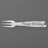 Gourmet-Gabel "Happy Holidays" Sterling-Silber 