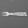 Gourmet-Gabel "Happy Holidays" Sterling-Silber 