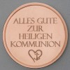 Kupfermedaille "Kommunion" Gravurmedaille