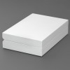 Luxus-Geschenkbox "Hochglanz weiß" (14,8x10,2cm) 