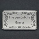Silberbarren 1oz "Gravur-Tribalmotiv" 