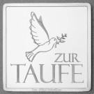 Silberbarren 1oz "Zur Taufe" Gravurbarren quadratisch