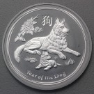 Silbermünze 10oz "Hund" 2018 Lunar II – Year of the Dog (Australien)