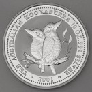Silbermünze 10oz "Kookaburra" 2001 (Australien)