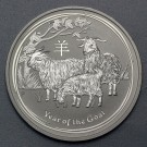 Silbermünze 1/2oz "Ziege" 2015 Lunar II – Year of the Goat (Australien)