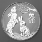 Silbermünze 1kg "Hase" 2023 Lunar III – Year of the Rabbit (Australien)