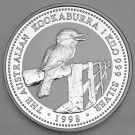 Silbermünze 1kg "Kookaburra" 1998 (Australien)