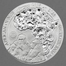Silbermünze 1oz "Berggorilla" 2023 African Ounce (Ruanda)