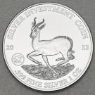 Silbermünze 1oz "Springbock" 2012 (Gabun)