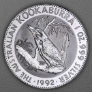Silbermünze 1oz "Kookaburra" 1992 (Australien)