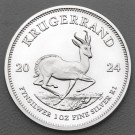 Silbermünze 1oz "Krügerrand" aktueller Jahrgang diff. (Südafrika)
