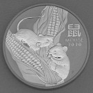 Silbermünze 1oz "Maus" 2020 Lunar III – Year of the Mouse (Australien)