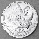 Silbermünze 1oz "Nashorn" 2022 Big Five II (Südafrika)
