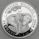 Silbermünze 1oz "Elefant" 2021 African Wildlife (Somalia)