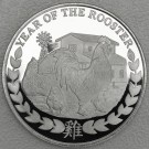 Silbermünze 1oz "Hahn" 2017 Somaliland Lunar – Year of the Rooster (Somalia)