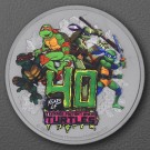 Silbermünze 1oz "Teenage Mutant Ninja Turtles™" 2024 (koloriert) 40th Anniversary (Tuvalu)