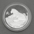 Silbermünze 2oz "Tiger" 2010 Lunar II – Year of the Tiger (Australien) diff.