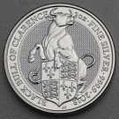 Silbermünze 2oz "Black Bull of Clarence" 2018 The Queen's Beasts (Großbritannien)