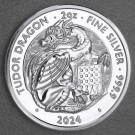 Silbermünze 2oz "Tudor Dragon" 2024 Royal Tudor Beasts (Großbritannien)