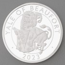 Silbermünze 2oz "Yale of Beaufort" 2023 (PP) Royal Tudor Beasts (Großbritannien)