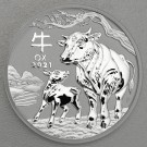 Silbermünze 5oz "Ochse" 2021 Lunar III – Year of the Ox (Australien)