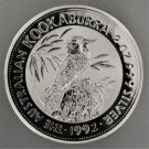 Silbermünze 2oz "Kookaburra" 1992 (Australien)