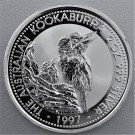 Silbermünze 2oz "Kookaburra" 1997 (Australien)