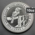 Silbermünze 10oz "Kookaburra" 1998 (Australien)