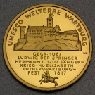 Goldmünze 100 Euro "Wartburg" 2011  Unesco-Weltkulturerbe (Deutschland)