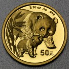 Goldmünze 1/10oz "Panda" 2004 (China)