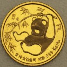 Goldmünze 1/20oz "Panda" 1985 (China)