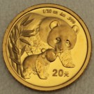 Goldmünze 1/20oz "Panda" 2004 (China)