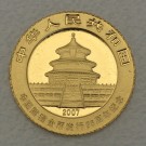 Goldmünze 1/25oz "Panda" 2007 versch. Motive (China)