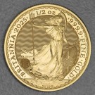 Goldmünze 1/2oz "Britannia" aktueller Jahrgang (Großbritannien)