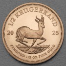 Goldmünze 1/2oz "Krügerrand" aktueller Jahrgang (Südafrika)