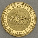 Goldmünze 1/4oz "Australian Nugget 1987" 