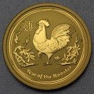 Goldmünze 1/4oz "Hahn" 2017 Lunar II – Year of the Rooster (Australien)