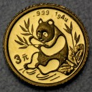 Goldmünze 1g "Panda" 1991 (China)