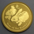 Goldmünze 1oz "Hase" 2011 Lunar II – Year of the Rabbit (Australien)