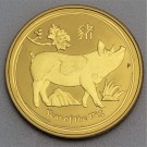 Goldmünze 1oz "Schwein" 2019 Lunar II – Year of the Pig (Australien)