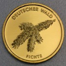 Goldmünze "20 Euro BRD 2012 Fichte" Deutscher Wald